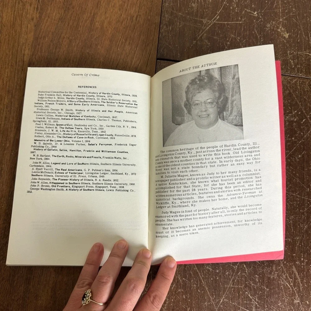 Kentucky‎ History Cavern of Crime Judy Magee Livingston Ledger 1973 1st Edition